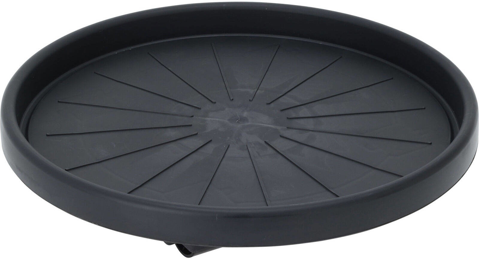 ProGarden, Podložka na kolečkách na květináč, černá barva, průměr 35 cm