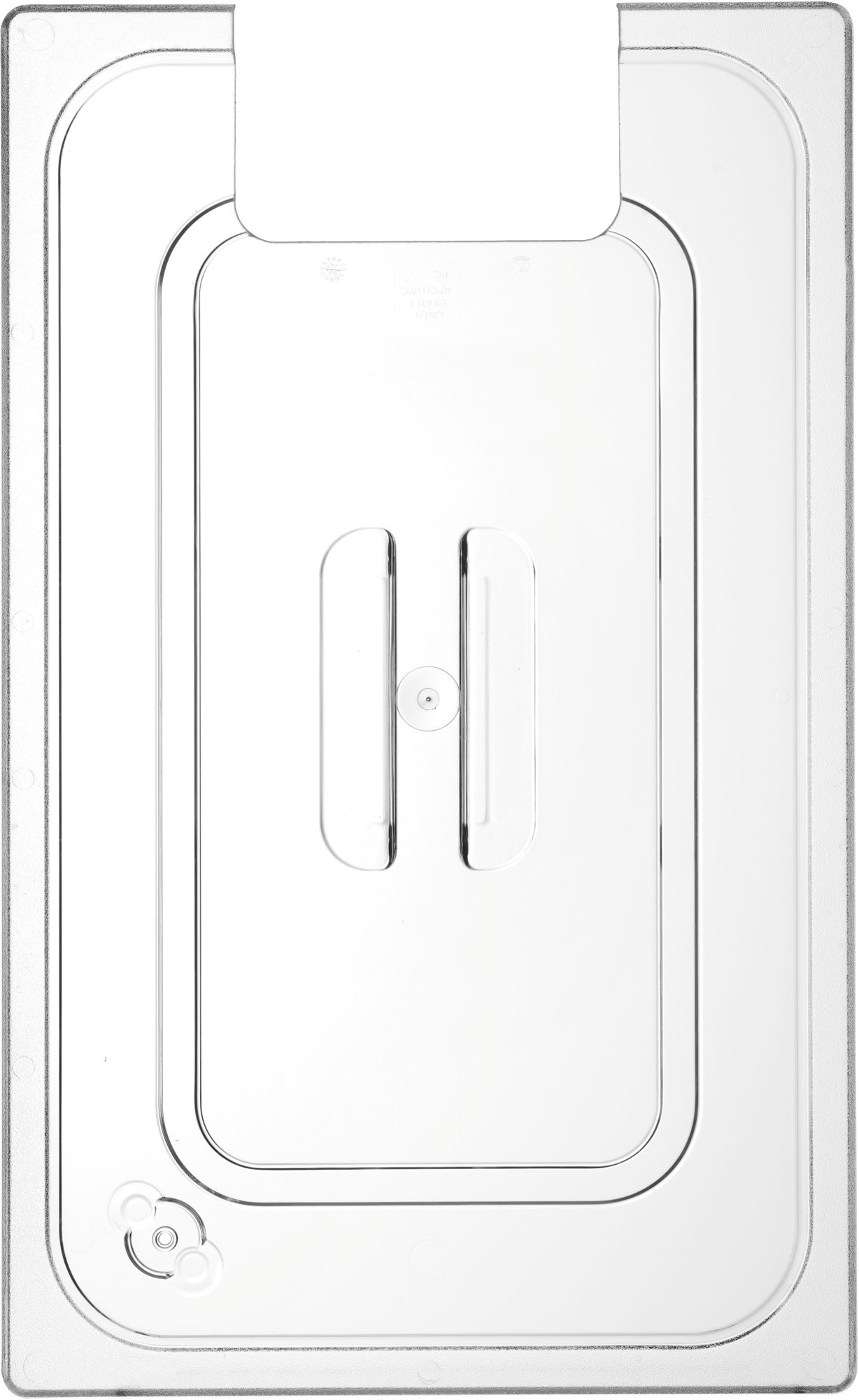 HENDI gn víko s výřezem pro sous vide, 265x325mm, 864234