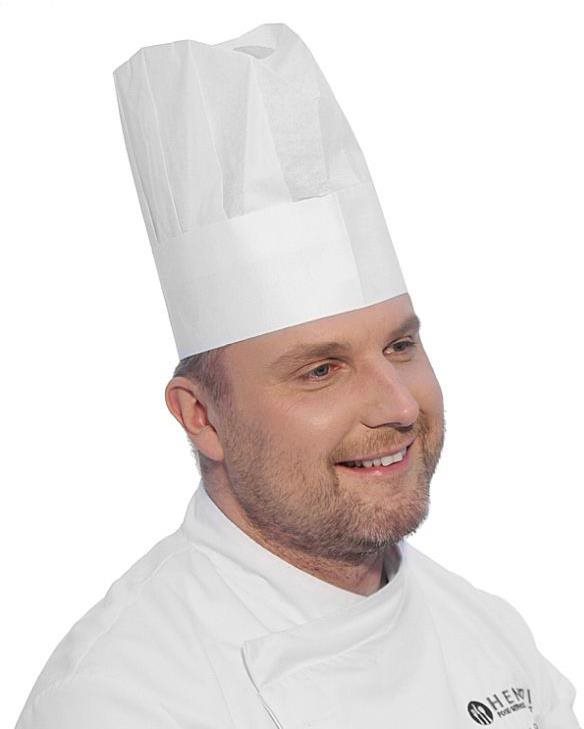 HENDI kuchařská čepice,10 ks