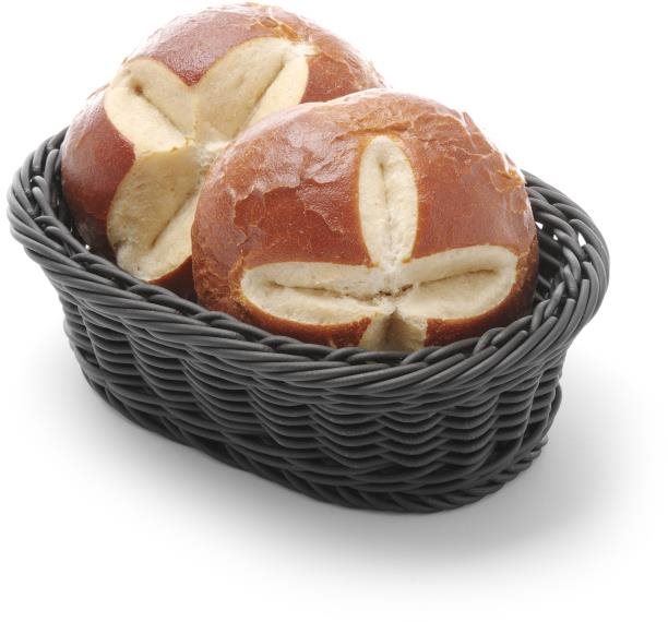 HENDI košík na pečivo oválný černý 426777