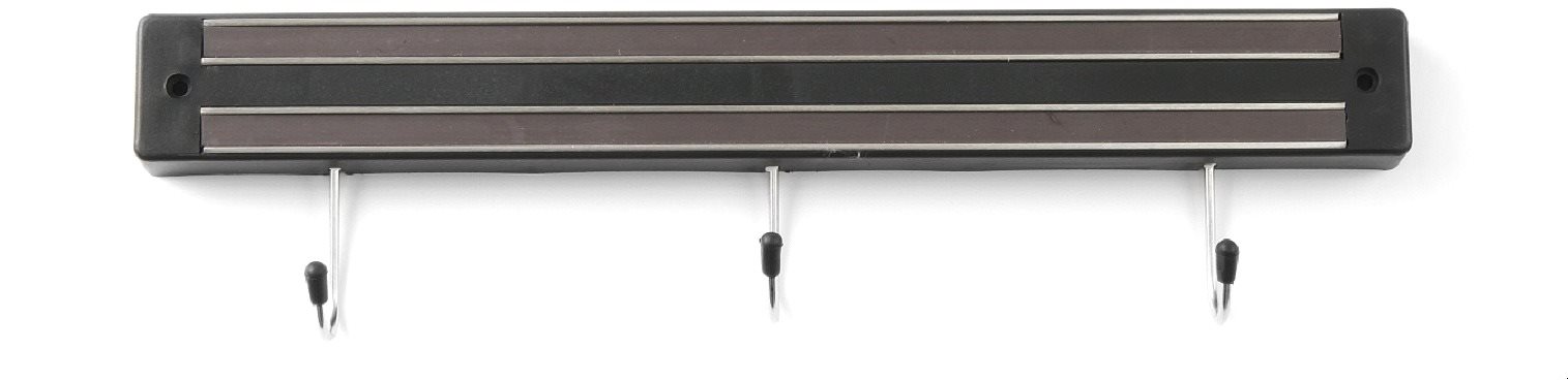 HENDI magnetická lišta s háčky 340 mm 820209