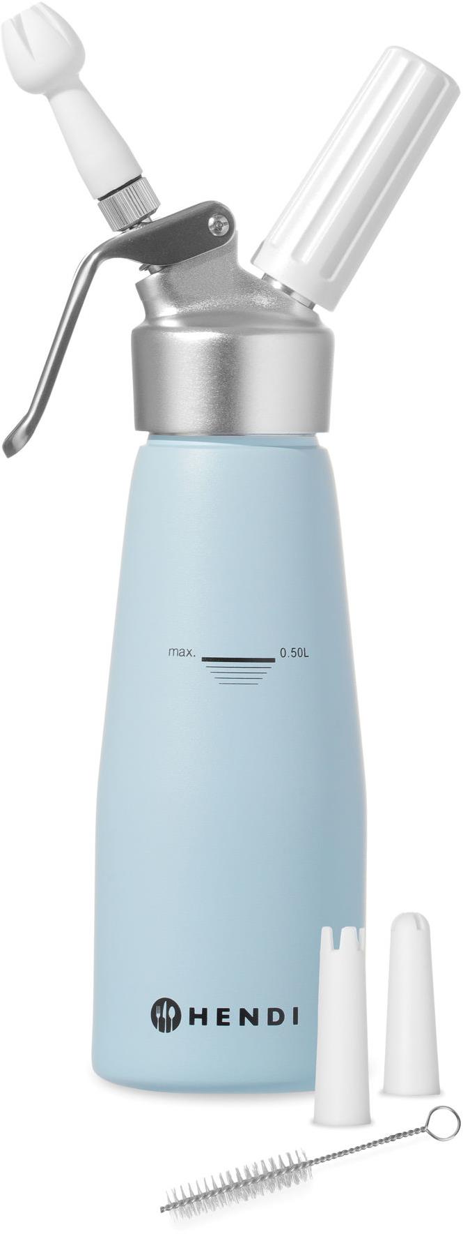 Hendi 975862 Láhev na šlehačku Kitchen line modrá