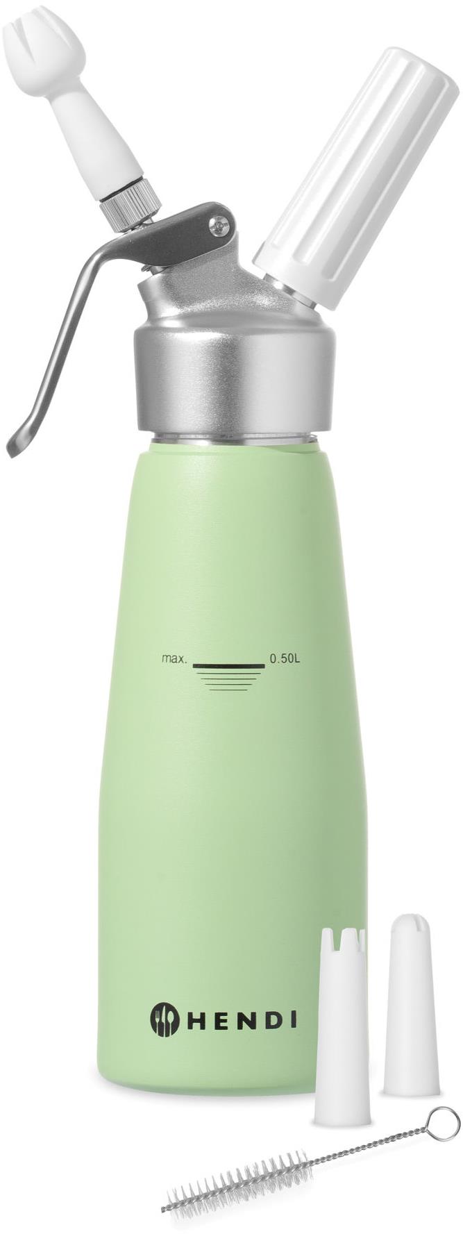 Hendi 975879 Láhev na šlehačku Kitchen line zelená