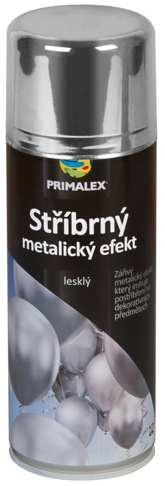 Primalex Sprej metalický efekt stříbrná 400 ml