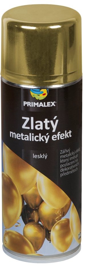 Primalex Sprej metalický efekt zlatá 400 ml