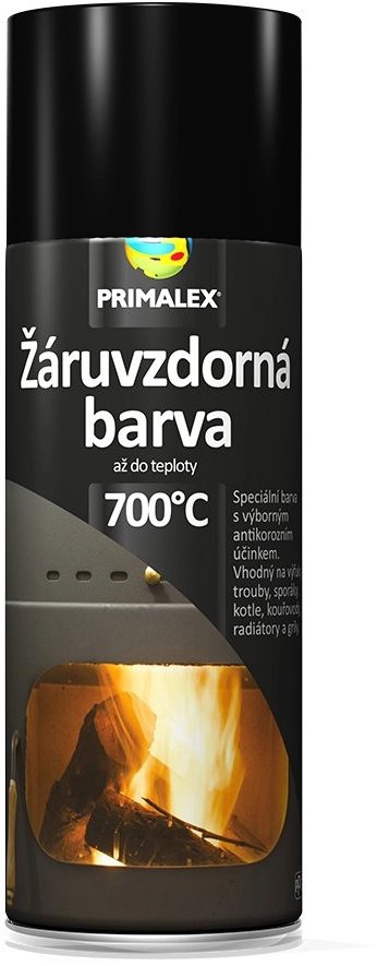 Primalex Sprej žáruvzdorná černá 400 ml