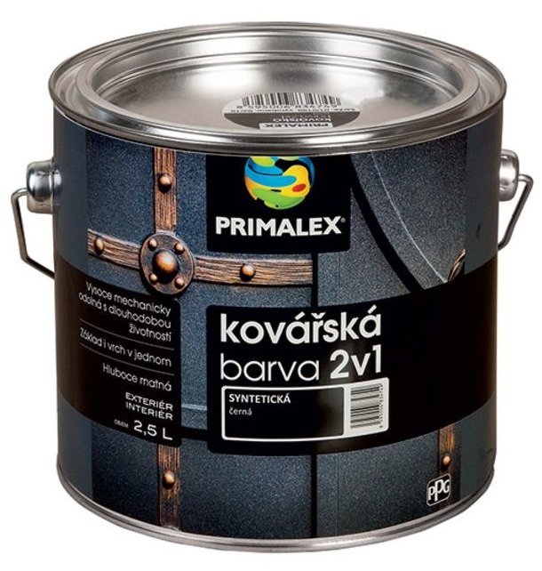 Primalex Kovářská barva 2v1 černá 2,5 l