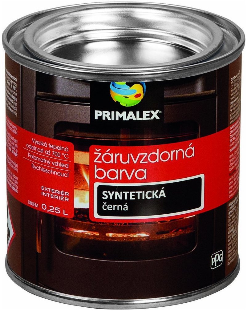 Primalex Kovářská žáruvzdorná barva černá 0,25 l