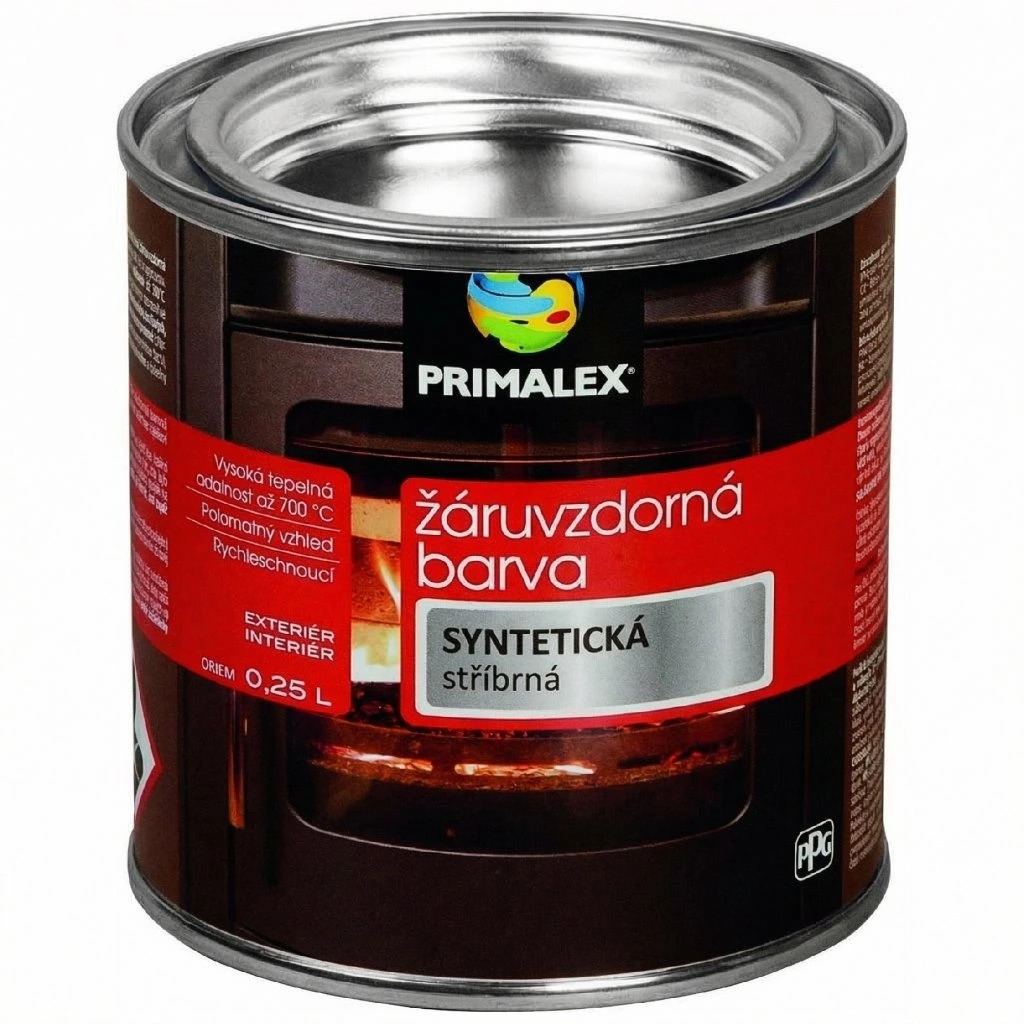Primalex Žáruvzdorná barva stříbrná 0,25 l