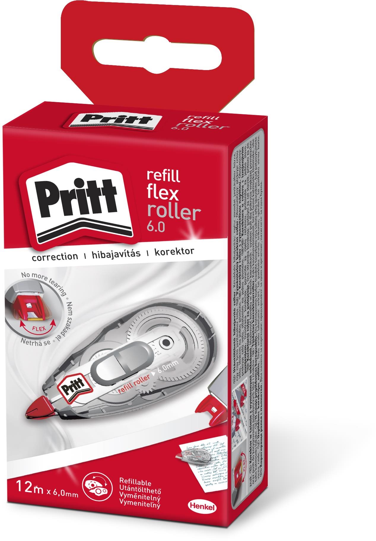 PRITT Korekční Flex roller s vyměnitelnou náplní 12 m, 6 mm