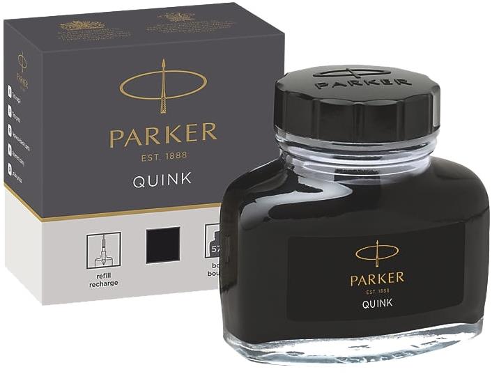 Parker lahvičkový inkoust, permanentní, černý