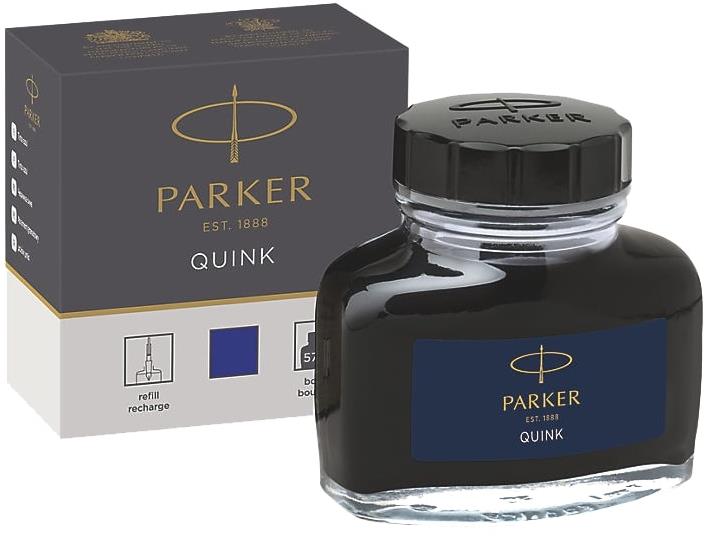 PARKER lahvičkový inkoust, permanentní, modrý