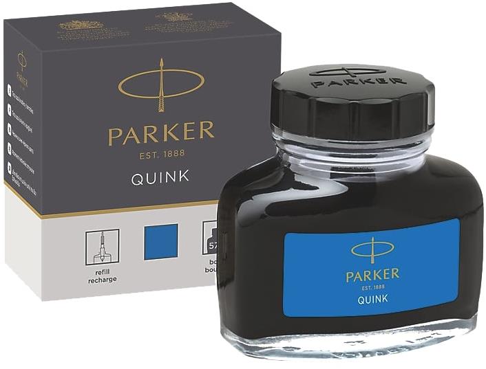 Parker lahvičkový inkoust, zmizíkovatelný, modrý