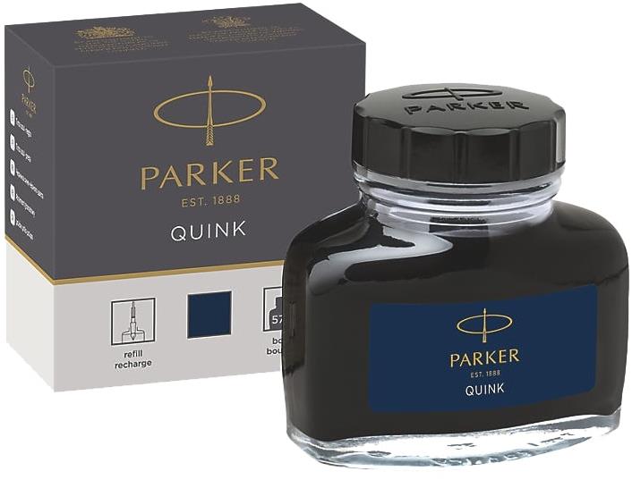 PARKER lahvičkový inkoust, permanentní, modročerný