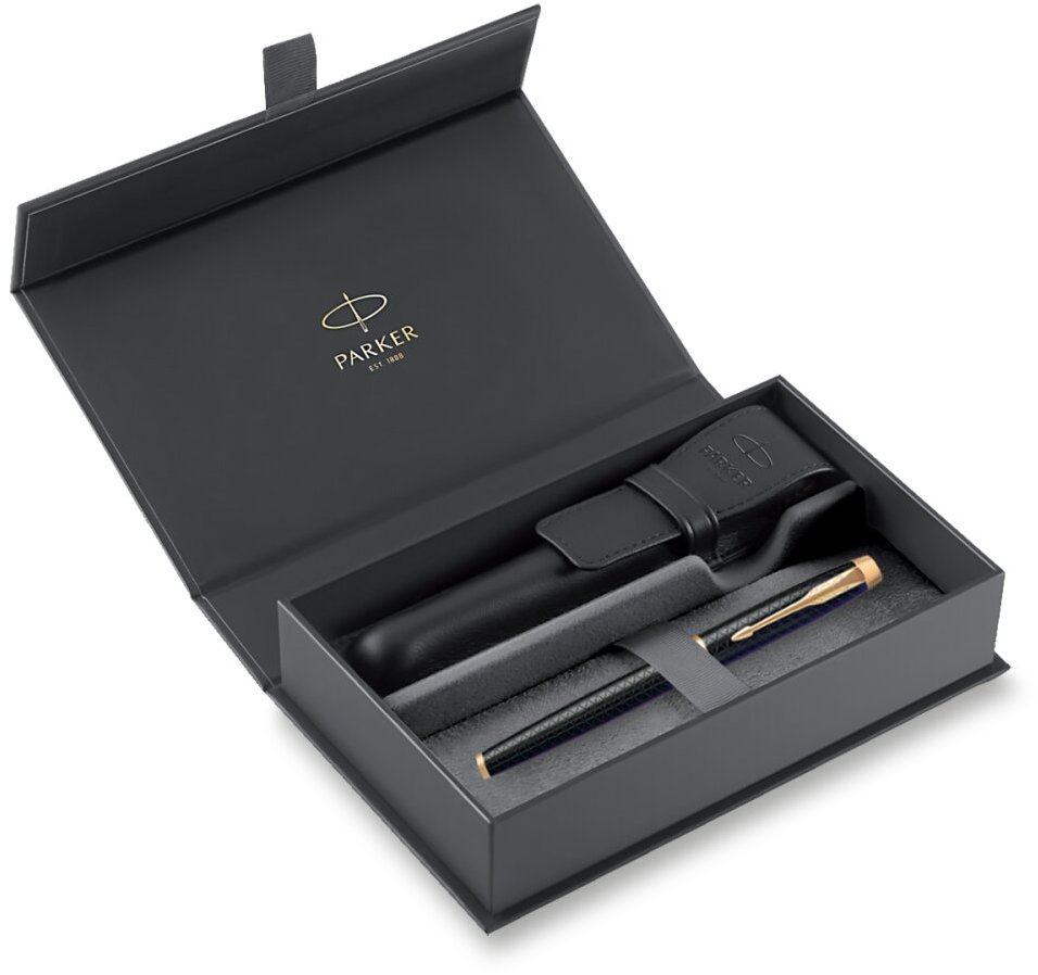 PARKER IM Premium Black GT kuličkové pero s pouzdrem