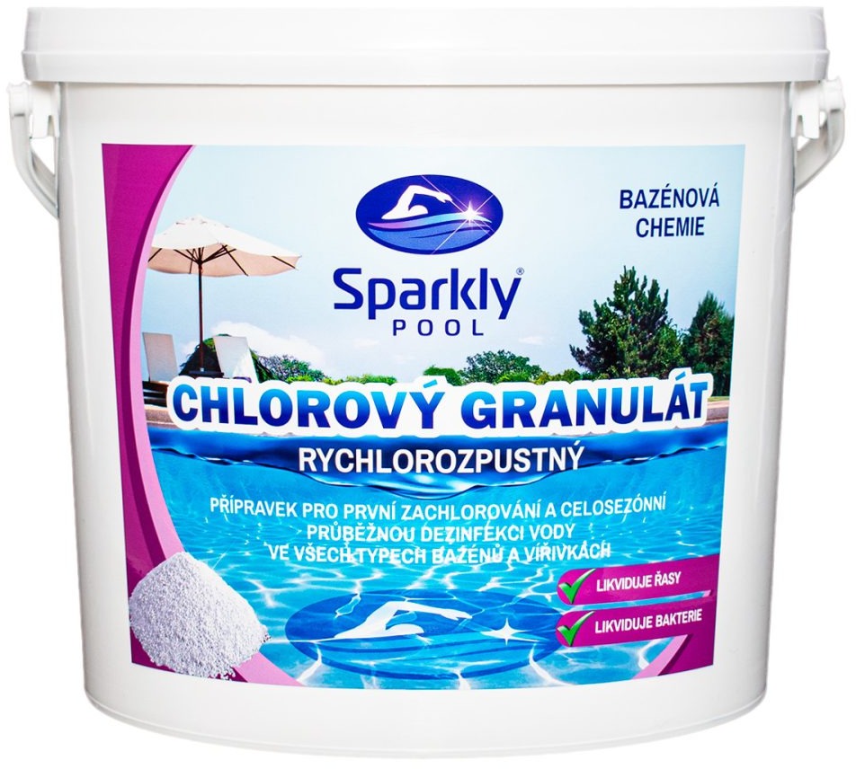 Sparkly POOL Chlorový granulát 5 kg