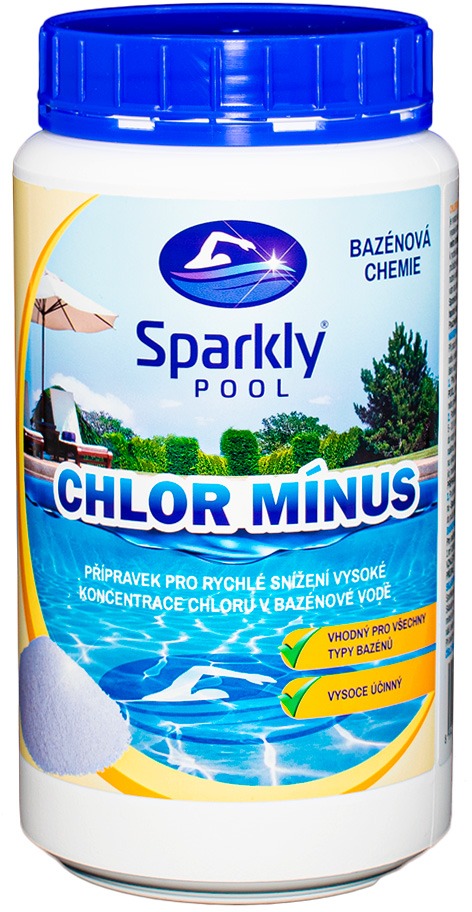 Sparkly POOL Chlor mínus 1 kg