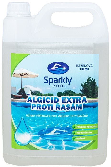 Sparkly POOL Algicid extra proti řasám - stop řasám 5 l