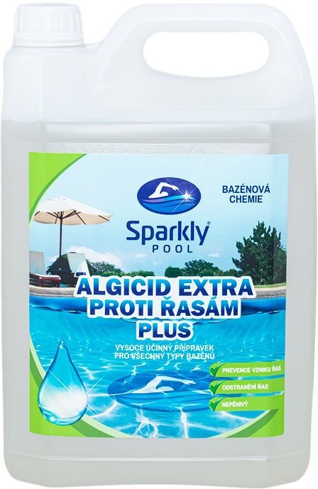 Sparkly POOL Algicid extra proti řasám PLUS - stop řasám 5 l