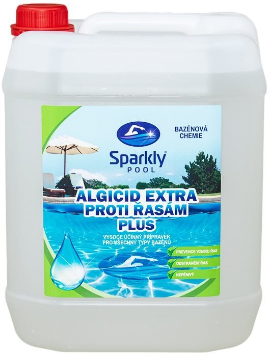 Sparkly POOL Algicid extra proti řasám PLUS - stop řasám 10 l
