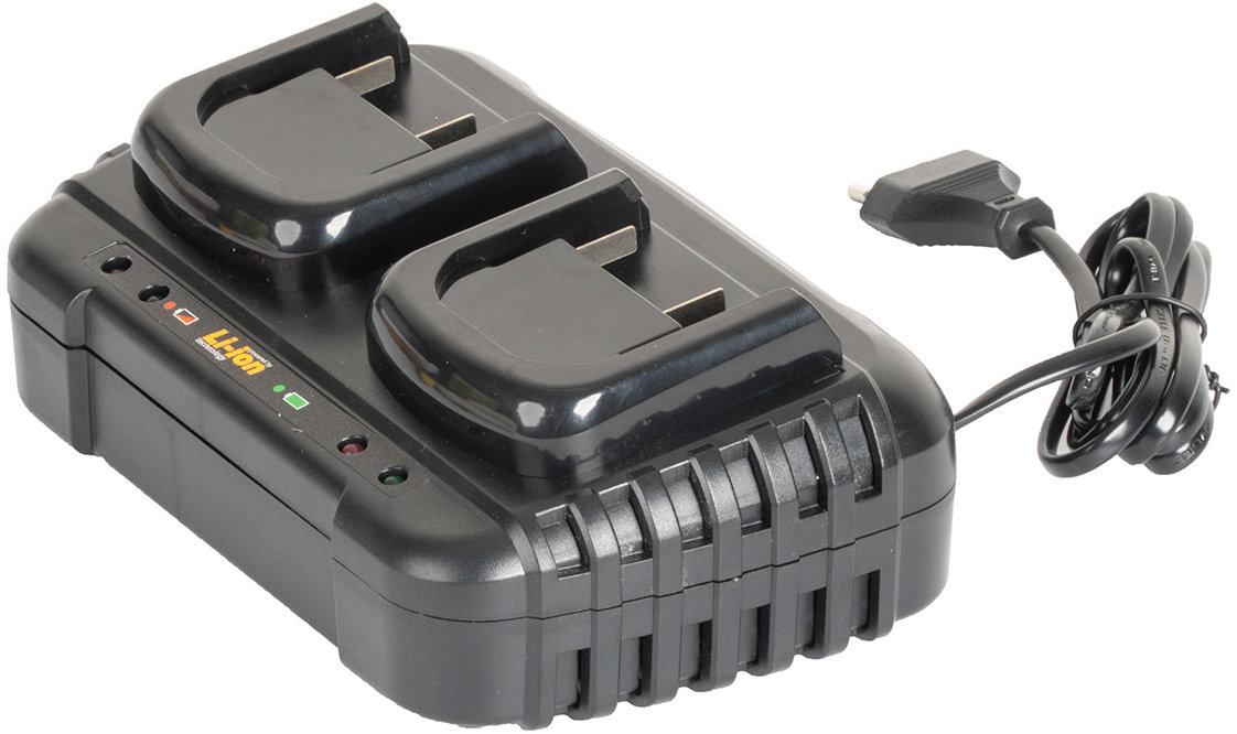 PROCRAFT Duální nabíječka 20V 2A pro 20V Li-ion pro 2 baterie 20/2