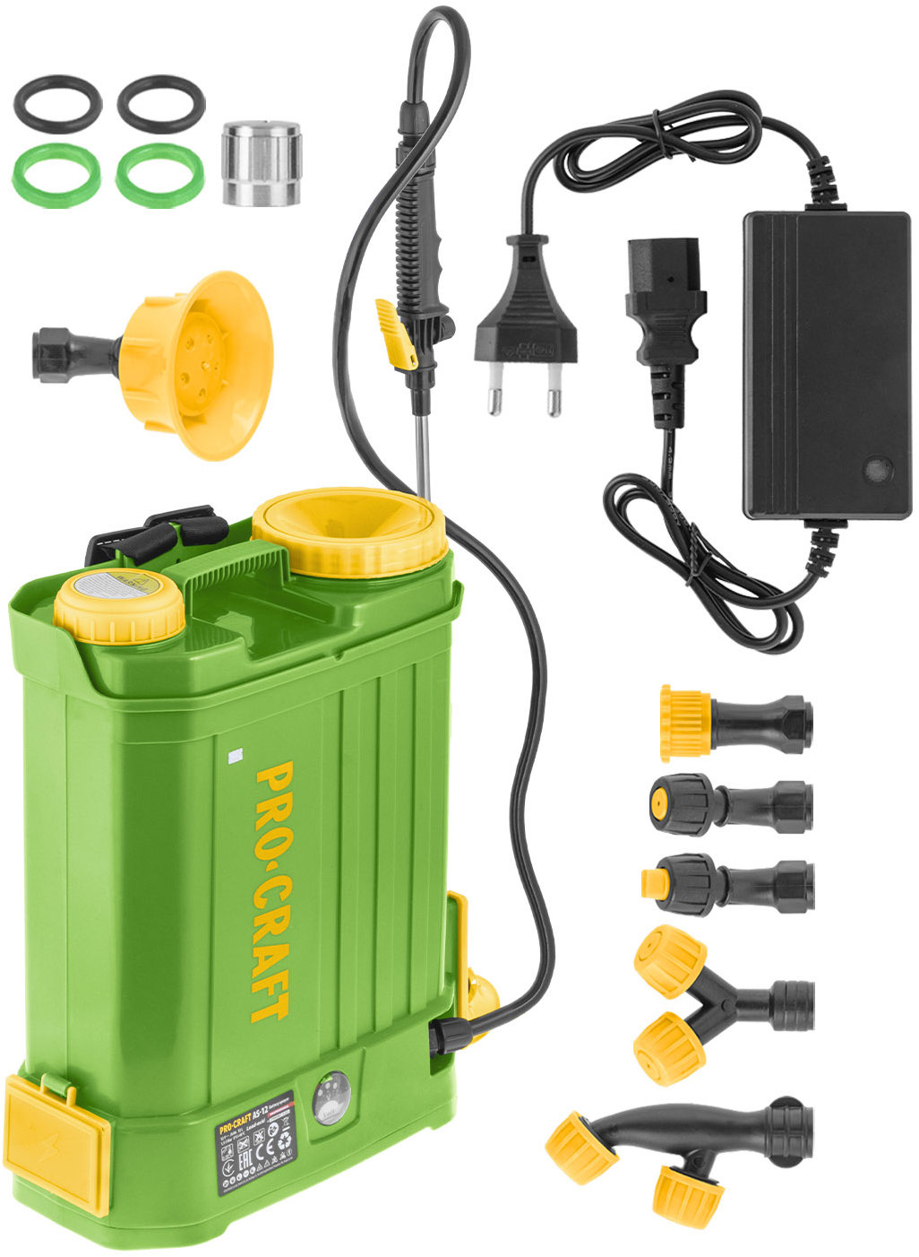 PROCRAFT Postřikovač AKU AS-12, 12l (1 × 8Ah)