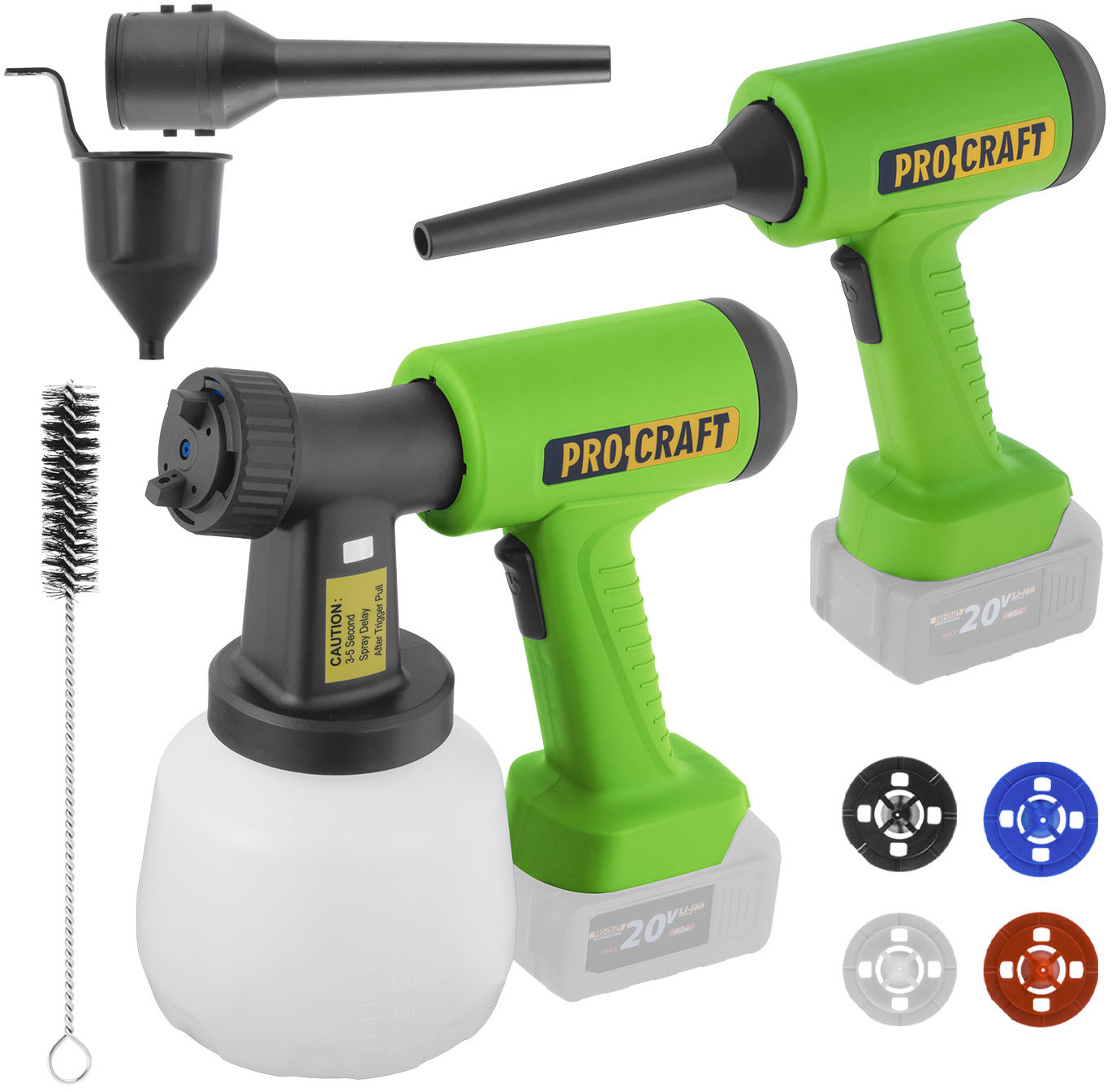 PROCRAFT Stříkací pistole AKU PSE22bb (bez AKU)