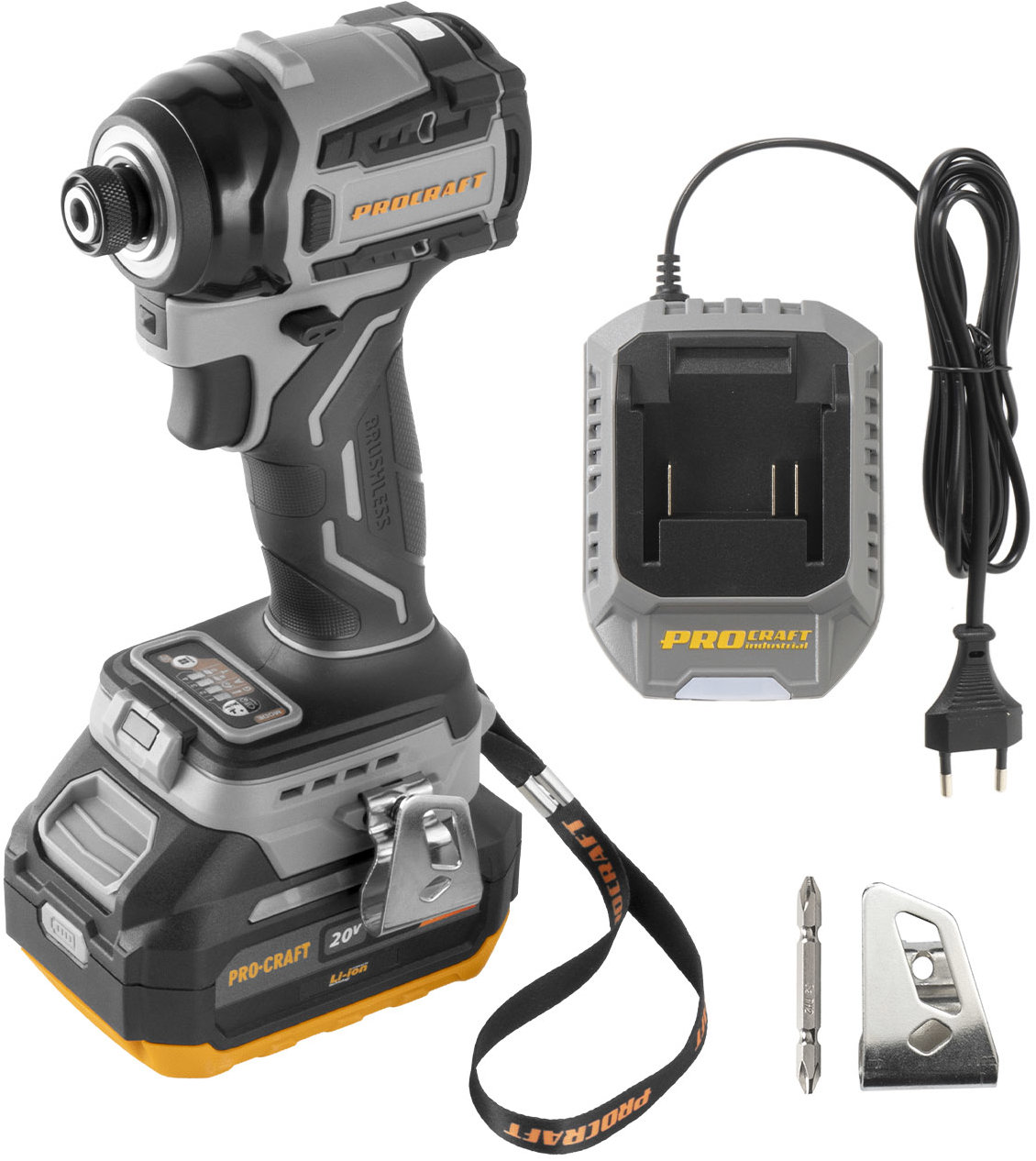 PROCRAFT Industrial Rázový utahovák AKU ID20A (1 × 4 Ah)