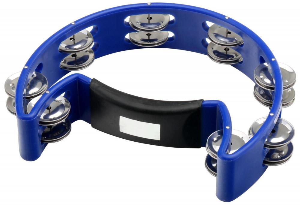 Proline tamburína půlměsíc modrá