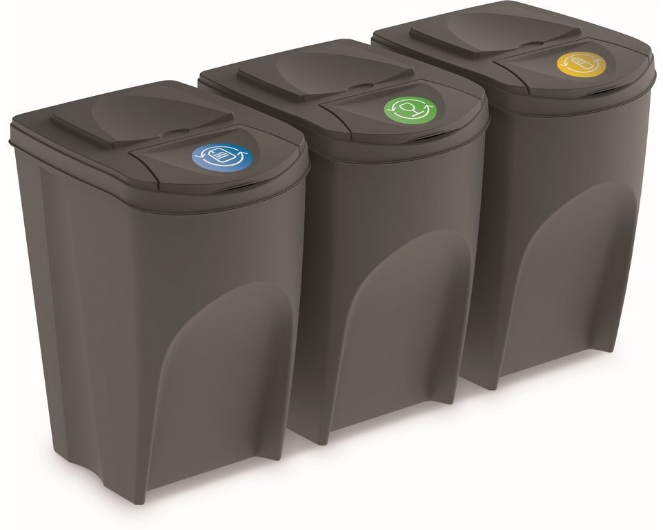 Prosperplast koš na tříděný odpad 3x35l PH ŠE
