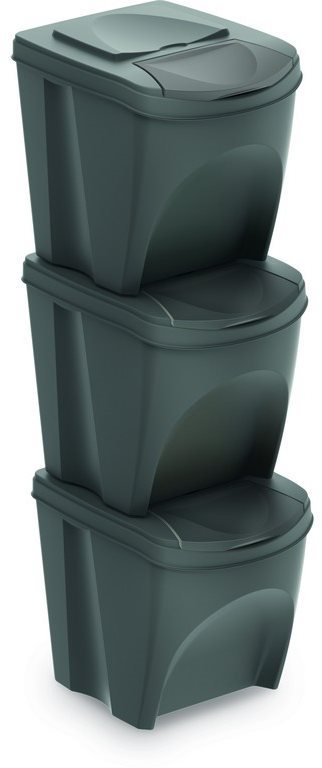 Prosperplast koš na tříděny odpad 3x25l PH ŠE