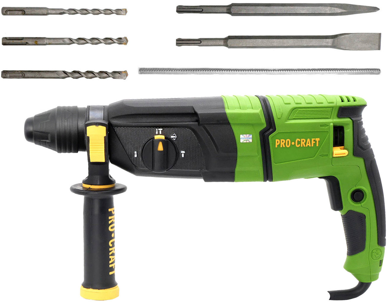PROCRAFT Vrtací a sekací kladivo BH1100