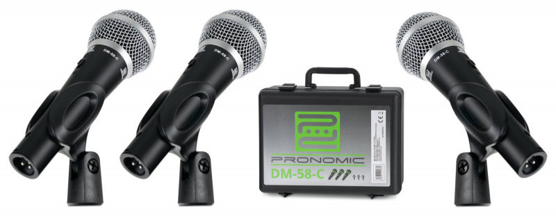 Pronomic DM-58-C Mikrofonní Set