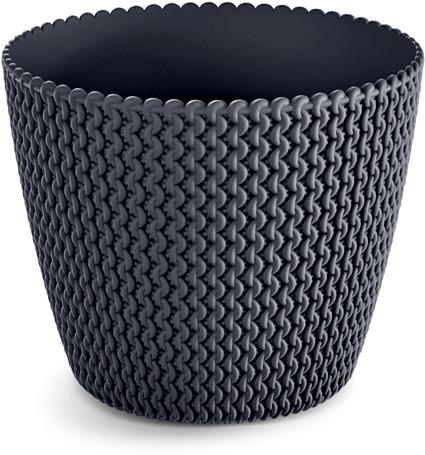PROSPERPLAST Obal na květináč plastový SPLOFY DSP300, černý
