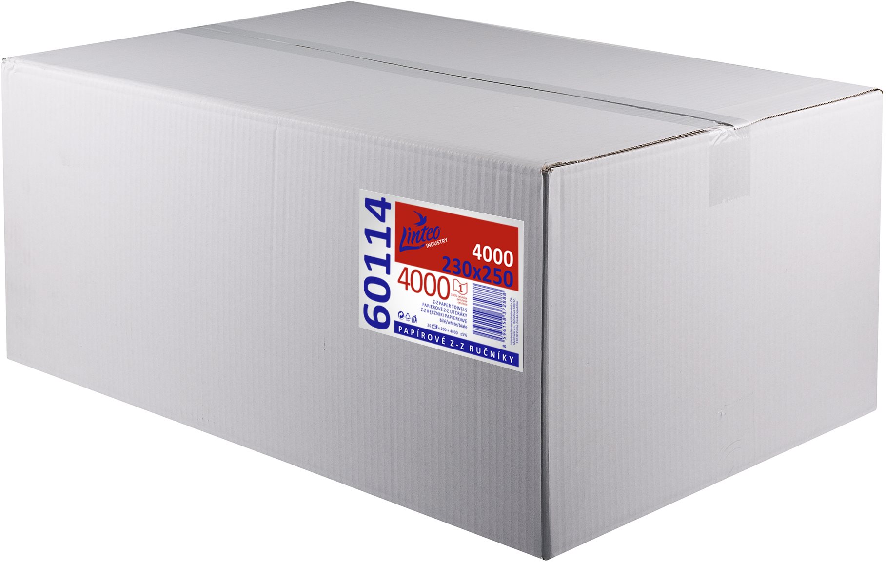 LINTEO ZZ 4000 bílé 1vr, 20 x 200 ks