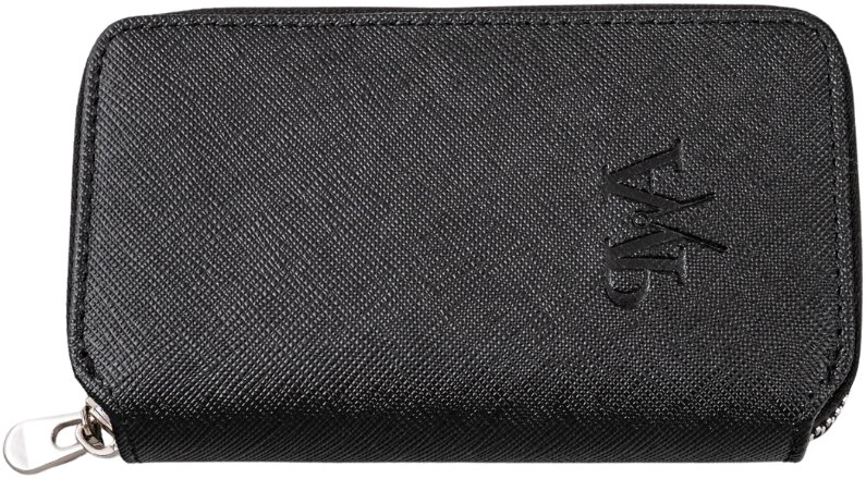 Prague WATCH Accessories Saffiano Zip Case Double černá