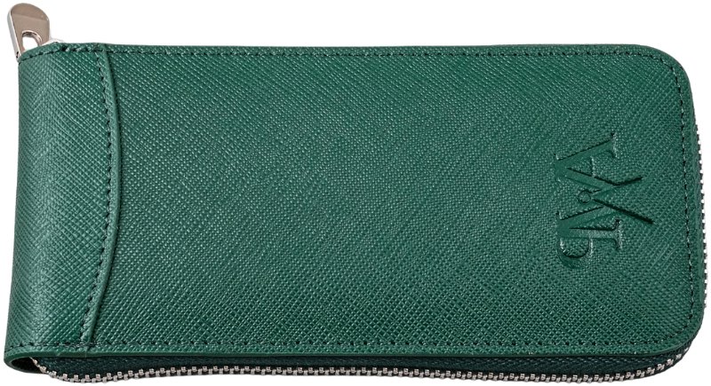 Prague WATCH Accessories Saffiano Zip Case Single zelená