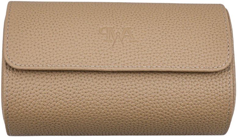 Prague WATCH Accessories Signature Watchroll Double aplaca beige