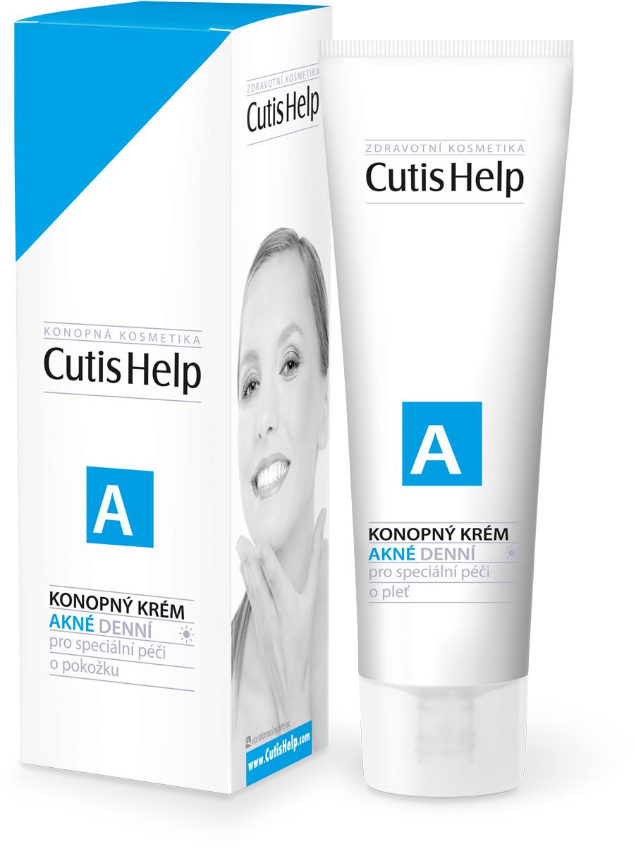 CutisHelp Akné konopný krém denní 30 ml