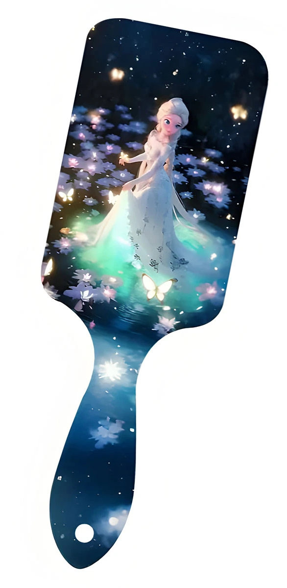 Excellent Kartáč na vlasy Kouzelné lekníny, černý