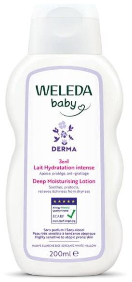 WELEDA DERMA Hydratační mléko 3v1 200 ml