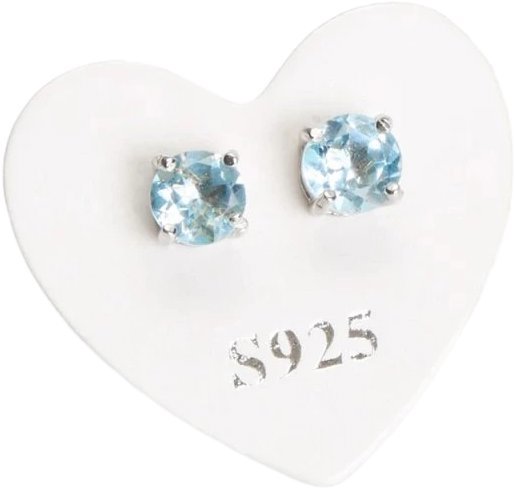 Colektio Topaz fazet. náušnice (Ag 925/1000, 0,23 g)