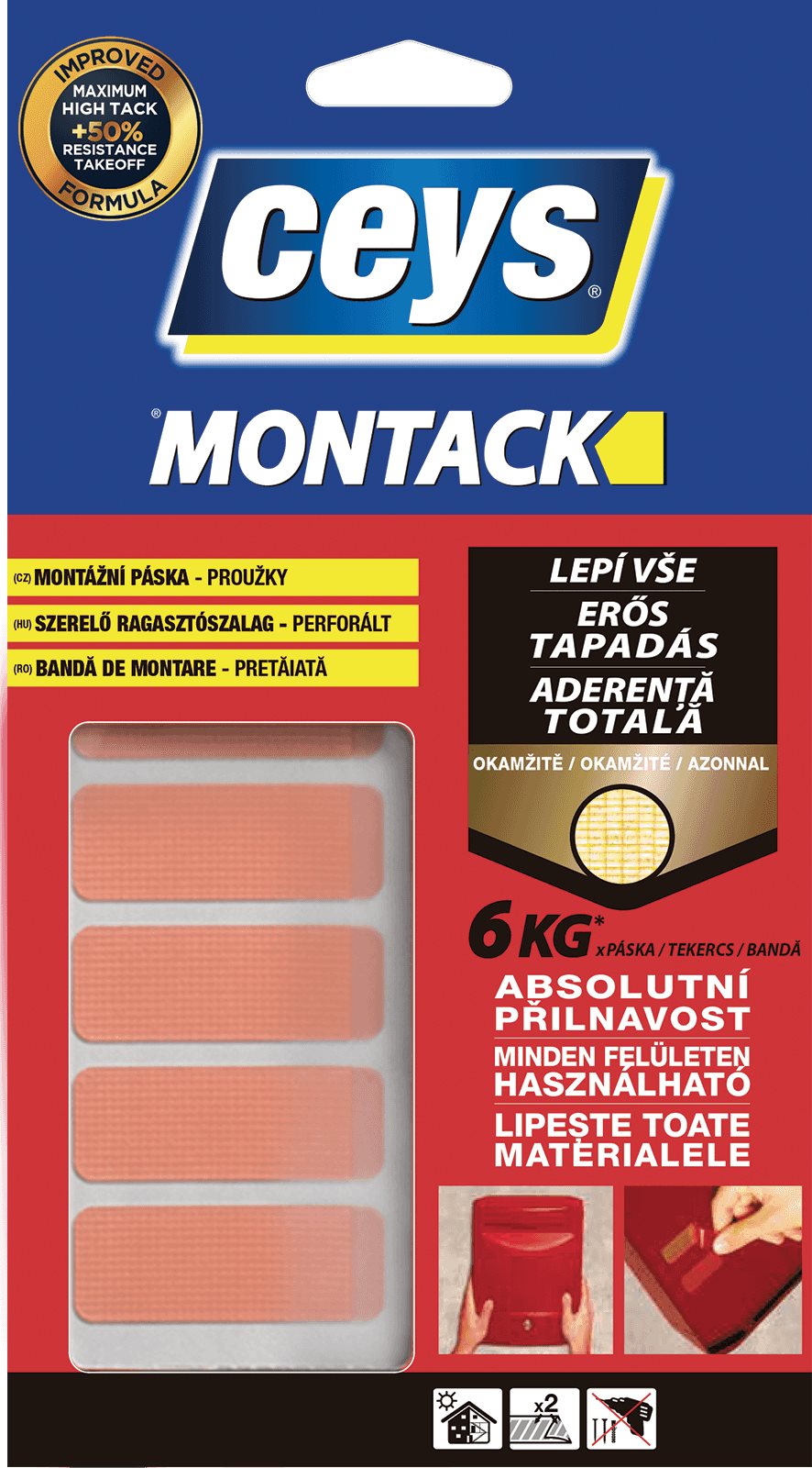 CEYS MONTACK proužky 10 ks