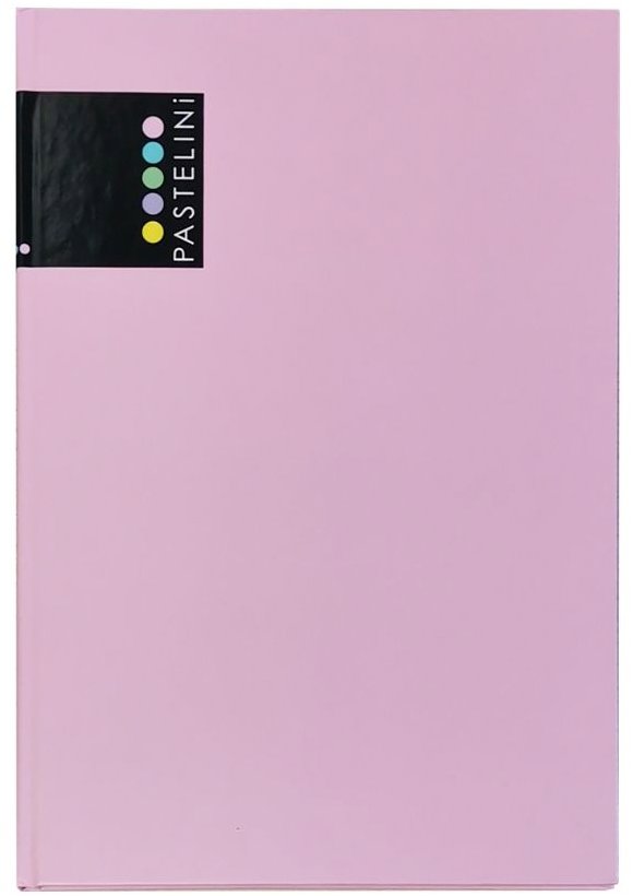Zápisní kniha Pastelini od Karton P+P - 96 listů na A4 formát, lamino mat, růžová