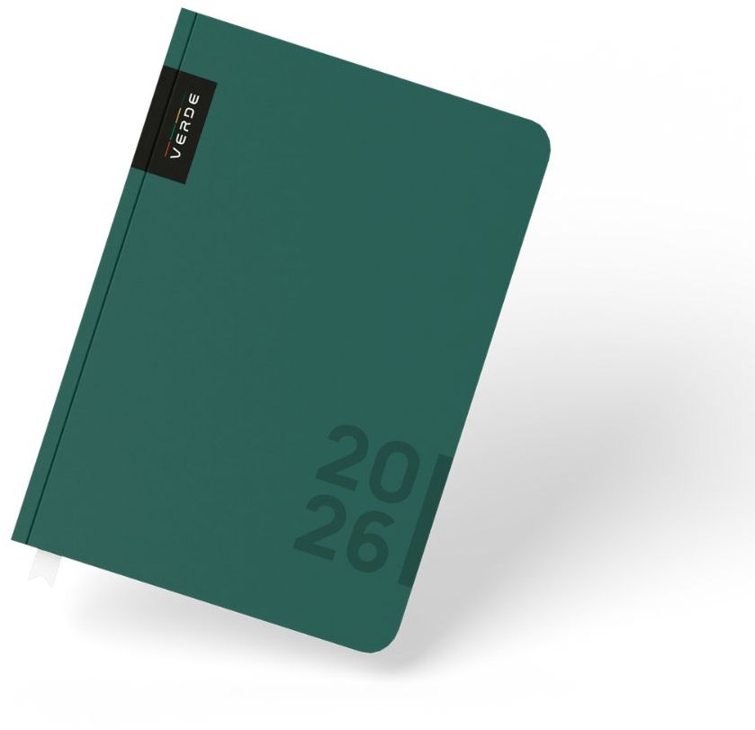Diář KARTON P+P VERDE A5 týdenní 2026, zelený