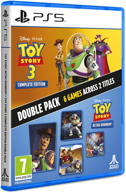 Toy Story: Retro Roundup! + Toy Story 3: Complete Edition Double Pack - PS5