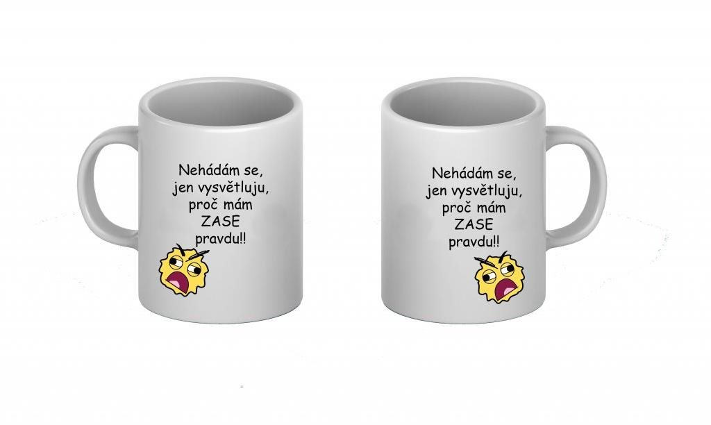 Banalita Hrnek s nápisem Nehádám se, 330 ml