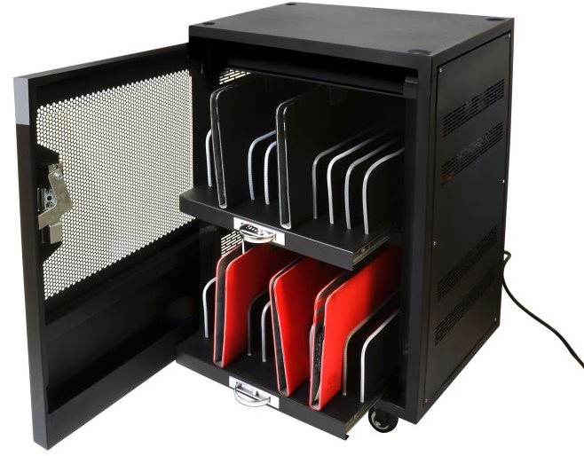 PORT CONNECT CHARGING CABINET 20 UNITS, černý