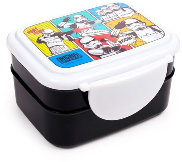 Puckator Svačinový box s příborem  Bento box -The Original Stormtrooper - Komiks