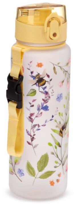 Puckator Nerozbitná plastová láhev s víčkem 600 ml -Nectar Meadows